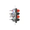 Simon 55 WMDG-01300x-149 4-Wege-Lautsprecherbuchse (Modul). Eingangs- und Ausgangsdrahtquerschnitt 2,5 mm²; Mattschwarz