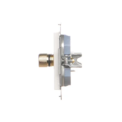 Simon 55 WMDK-16105J-111 Single loudspeaker socket (module). Output wire cross-section up to 6 mm2; Matte white