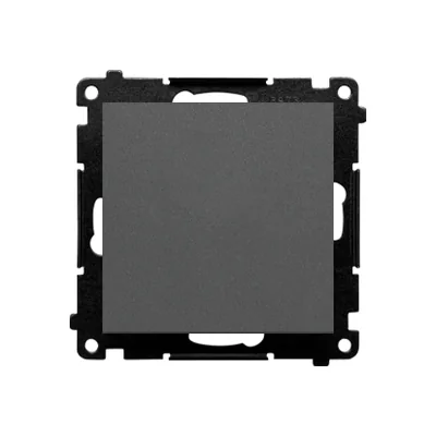 Simon 55 WMDL-0102xx-116 Łącznik jednobiegunowy (moduł) 10 AX, 250 V~, szybkozłącza; Grafitowy mat