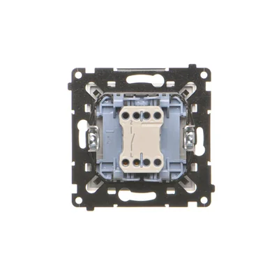 Simon 55 WMDL-0102xx-144 Interruptor unipolar (módulo) 10 AX, 250 V~, conectores rápidos; Champagne mate