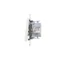 Simon 55 WMDL-01031x-111 Pulsante singolo, contatto, senza pittogrammi (modulo), 10 AX, 250 V~, connettori rapidi; Bianco opaco
