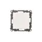 Simon 55 WMDL-01031x-111 Single push-button, make contact, without pictogram (module), 10 AX, 250 V~, quick connectors; Matte white