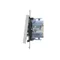 Simon 55 WMDL-01031x-114 Einzel-Drucktaster ohne Piktogramm (Modul) 10 AX, 250 V~, Schnellanschlüsse; Hellgrau matt