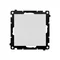 Simon 55 WMDL-01031x-114 Pulsante singolo senza pittogramma (modulo) 10 AX, 250 V~, connettori rapidi; Grigio chiaro opaco