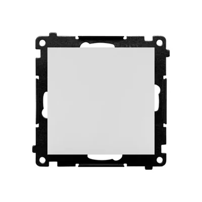 Simon 55 WMDL-01031x-114 Single push-button without pictogram (module) 10 AX, 250 V~, quick-connectors; Light gray matt