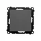 Simon 55 WMDL-01031x-116 Single push-button without pictogram (module) 10 AX, 250 V~, quick connectors; Matte graphite