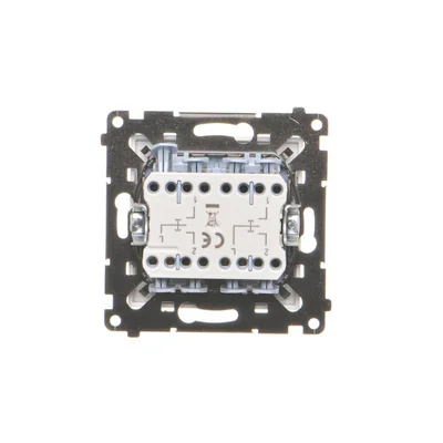 Simon 55 WMDL-01032X-111 Pulsante quadruplo (modulo) 10 AXm, 250 V~, connettori rapidi; Bianco opaco