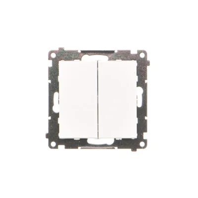 Simon 55 WMDL-01032X-111 Quadruple pushbutton (module) 10 AXm, 250 V~, quick connectors; Matte white