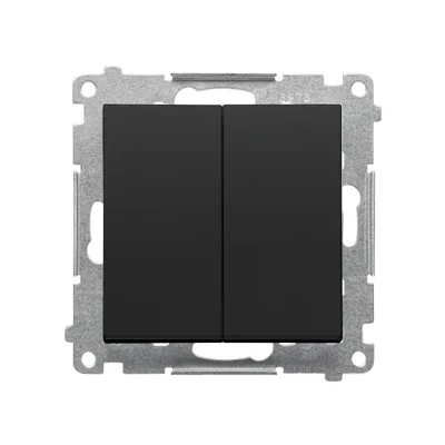 Simon 55 WMDL-01032X-149 Quadruple pushbutton (module) 10 AXm, 250 V~, quick connectors; Matte black