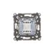 Simon 55 WMDL-0103xx-111 Interruttore per scale (modulo) 10 AX, 250 V~, connettori rapidi; bianco opaco