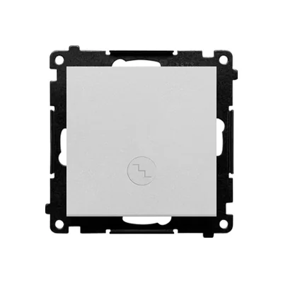 Simon 55 WMDL-0103xx-143 Interruttore per scale (modulo) 10 AX, 250 V~, connettori rapidi; alluminio opaco