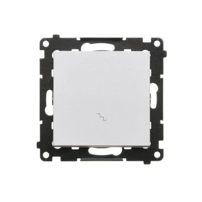 Simon 55 WMDL-0103xx-143 Interruttore per scale (modulo) 10 AX, 250 V~, connettori rapidi; alluminio opaco