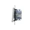 Simon 55 WMDL-0103xx-143 Interruttore per scale (modulo) 10 AX, 250 V~, connettori rapidi; alluminio opaco