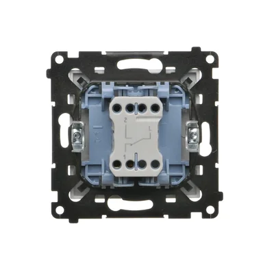 Simon 55 WMDL-0103xx-143 Staircase switch (module) 10 AX, 250 V~, quick connectors; Matt aluminum