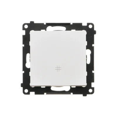 Simon 55 WMDL-0104xx-111 Conector cruzado (módulo) 10 AX, 250 V~, conectores rápidos; Blanco mate