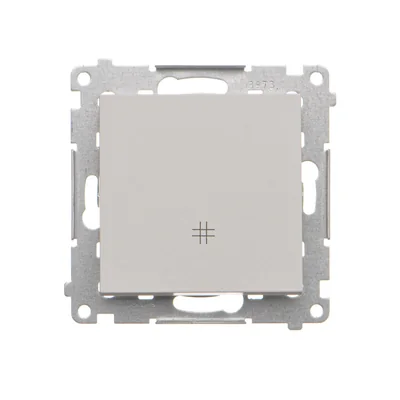 Simon 55 WMDL-0104xx-114 Conector cruzado (módulo) 10 AX, 250 V~, conectores rápidos; Gris claro mate