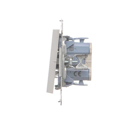 Simon 55 WMDL-0104xx-114 Kreuzverbinder (Modul) 10 AX, 250 V~, Schnellverbinder; Hellgrau matt
