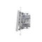 Simon 55 WMDL-0104xx-143 Connecteur en croix (module) 10 AX, 250 V~, connecteurs rapides ; aluminium mat