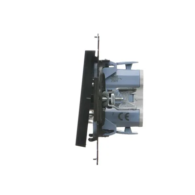 Simon 55 WMDL-0104xx-149 Conector cruzado (módulo) 10 AX, 250 V~, conectores rápidos; Negro mate