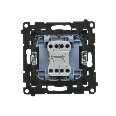 Simon 55 WMDL-0104xx-149 Cross connector (module) 10 AX, 250 V~, quick connectors; Matte black