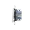 Simon 55 WMDL-0105Lx-111 Staircase switch with LED backlight, backlight as in single switch (module) 10 AX, 250 V~, quick connectors; Matte white