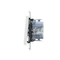 Simon 55 WMDL-0105xx-111 Interruptor monopolar con iluminación LED (módulo) 10 AX, 250 V~, conectores rápidos; blanco mate