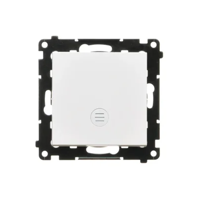 Simon 55 WMDL-0105xx-111 Interruttore unipolare con illuminazione a LED (modulo) 10 AX, 250 V~, connettori rapidi; Bianco opaco