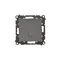 Simon 55 WMDL-0105xx-149 Single-pole switch with LED illumination (module) 10 AX, 250 V~, quick connectors; Matte black