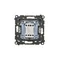 Simon 55 WMDL-0105xx-149 Single-pole switch with LED illumination (module) 10 AX, 250 V~, quick connectors; Matte black