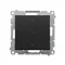 Simon 55 WMDL-0106L1-149 Interruttore per tapparella a tre posizioni 1-0-2 (modulo) 10 A, 250 V~, connettori rapidi; Nero opaco