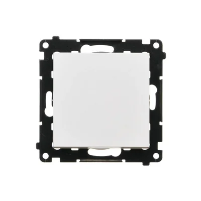 Simon 55 WMDL-0106Lx-111 Connecteur en croix sans pictogramme (module) 10 AX, 250 V~, connecteurs rapides ; blanc mat