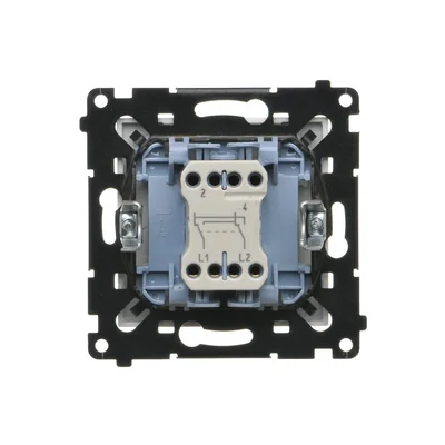 Simon 55 WMDL-0106Lx-111 Cross connector without pictogram (module) 10 AX, 250 V~, quick connectors; Matte white