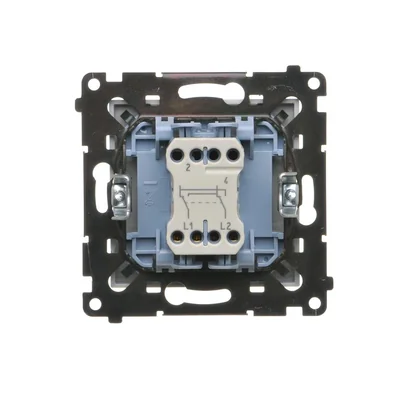 Simon 55 WMDL-0106Lx-114 Cross connector without pictogram (module) 10 AX, 250 V~, quick connectors; Light gray matt