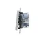 Simon 55 WMDL-0106Lx-143 Connettore a croce senza pittogramma (modulo) 10 AX, 250 V~, connettori rapidi; alluminio opaco