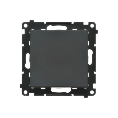 Simon 55 WMDL-0106Lx-149 Connecteur en croix sans pictogramme (module) 10 AX, 250 V~, connecteurs rapides ; Noir mat