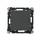 Simon 55 WMDL-0106Lx-149 Connecteur en croix sans pictogramme (module) 10 AX, 250 V~, connecteurs rapides ; Noir mat