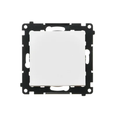 Simon 55 WMDL-0106xx-111 Łącznik schodowy bez piktogramu (moduł) 10 AX, 250 V~, szybkozłącza; Biały mat