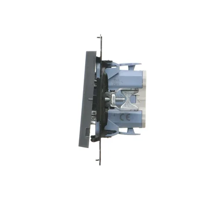 Simon 55 WMDL-0106xx-116 Staircase switch without pictogram (module) 10 AX, 250 V~, quick connectors; Matt graphite