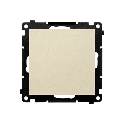 Simon 55 WMDL-0106xx-144 Interruptor de escalera sin pictograma (módulo) 10 AX, 250 V~, conectores rápidos; Champagne mate