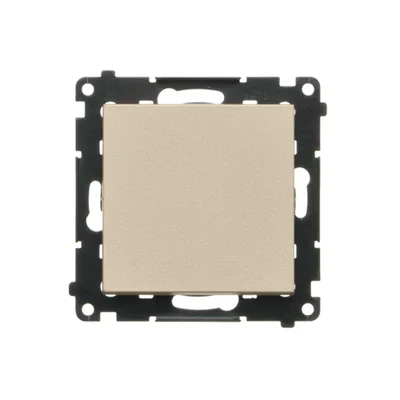 Simon 55 WMDL-0106xx-144 Interruttore per scale senza pittogrammi (modulo) 10 AX, 250 V~, connettori rapidi; Champagne opaco