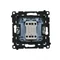 Simon 55 WMDL-0106xx-149 Staircase switch without pictogram (module) 10 AX, 250 V~, quick connectors; Matte black