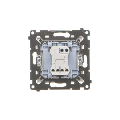 Simon 55 WMDL-0107xx-111 Candle switch (module) 10 AX, 250 V~, quick connectors; Matte white