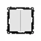 Simon 55 WMDL-0107xx-114 Candle switch (module) 10 AX, 250 V~, quick connectors; Light gray matt