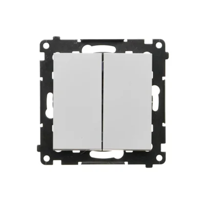 Simon 55 WMDL-0107xx-114 Interruptor de vela (módulo) 10 AX, 250 V~, conectores rápidos; Gris claro mate