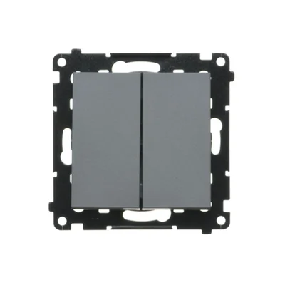 Simon 55 WMDL-0107xx-116 Interruptor tipo candelabro (módulo) 10 AX, 250 V~, conectores rápidos; grafito mate