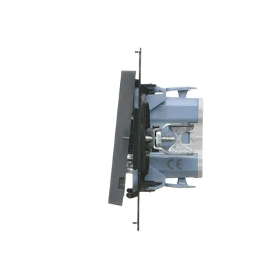Simon 55 WMDL-0107xx-116 Interruptor tipo candelabro (módulo) 10 AX, 250 V~, conectores rápidos; grafito mate