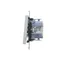 Simon 55 WMDL-0107xx-143 Interruttore a candela (modulo) 10 AX, 250 V~, connettori rapidi; alluminio opaco