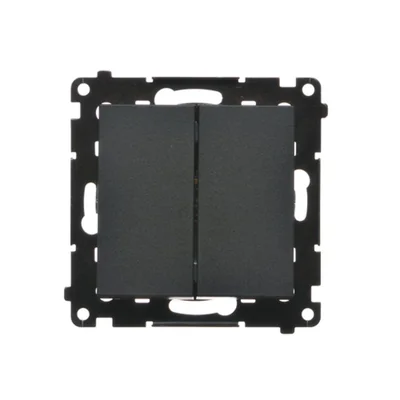 Simon 55 WMDL-0107xx-149 Interruptor tipo vela (módulo) 10 AX, 250 V~, conectores rápidos; Negro mate