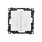 Simon 55 WMDL-0108xx-111 LED backlit switch - separate backlight for each key (module) 10 AX, 250 V~, quick connectors; Matte white