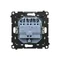 Simon 55 WMDL-031xx3-0116 Connecteur triple (module) 10 AX, 250 V~, connecteurs rapides ; graphite mat